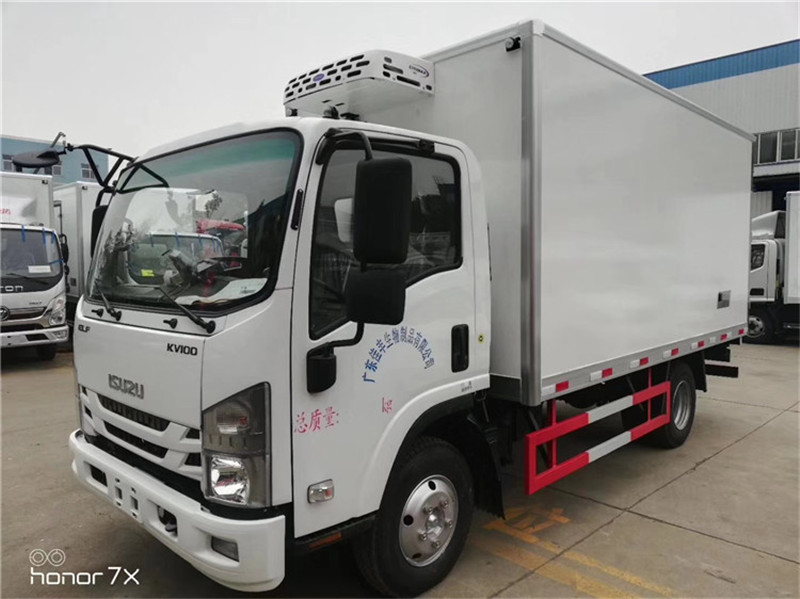 國六慶鈴五十鈴KV100藍(lán)牌冷藏車
